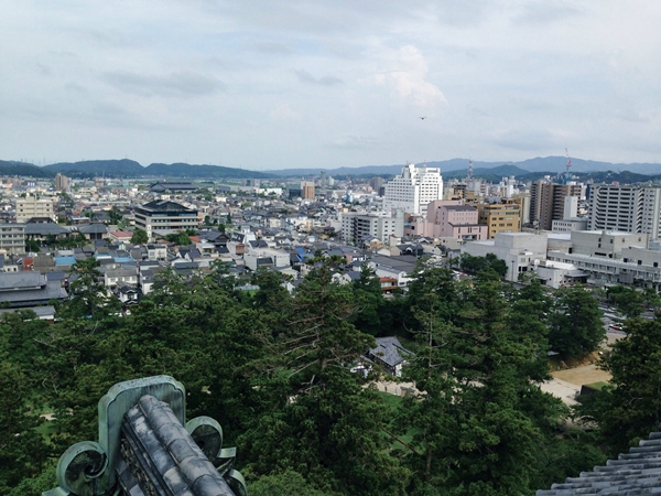 松江の城下町